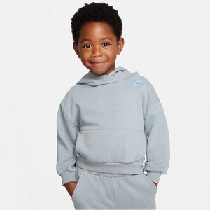 3T Nike Icon Fleece Kids Blue/Gray Hoodie with Speckles